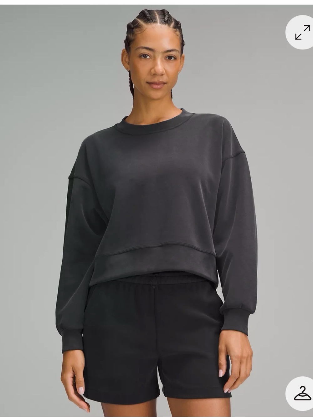 lululemon athletica Softstreme Perfectly Oversized Cropped Crew
